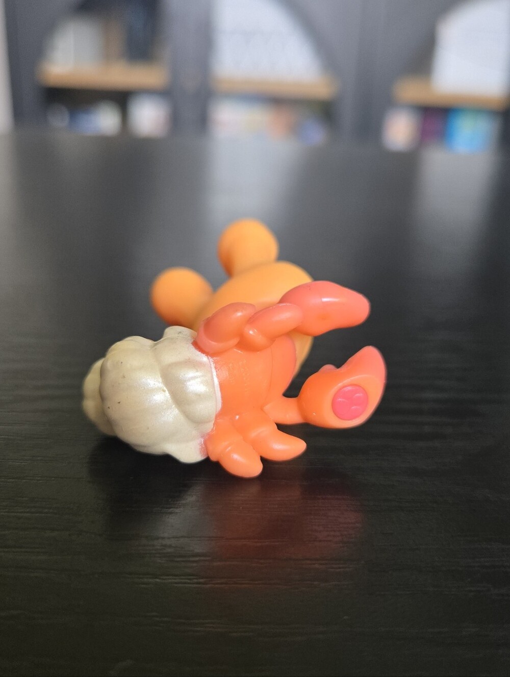 Littlest Pet Shop Authentic LPS #188 Orange Hermit Crab Cream Pearl Aqua Eyes - Picture 9 of 10